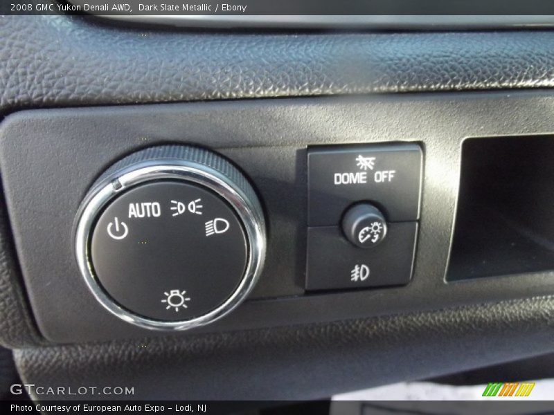 Dark Slate Metallic / Ebony 2008 GMC Yukon Denali AWD
