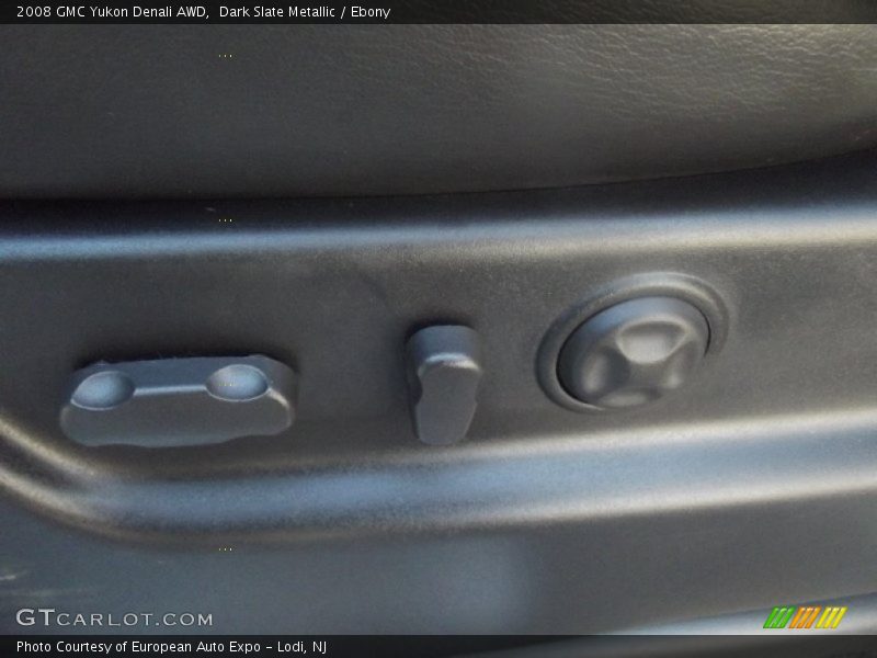 Dark Slate Metallic / Ebony 2008 GMC Yukon Denali AWD