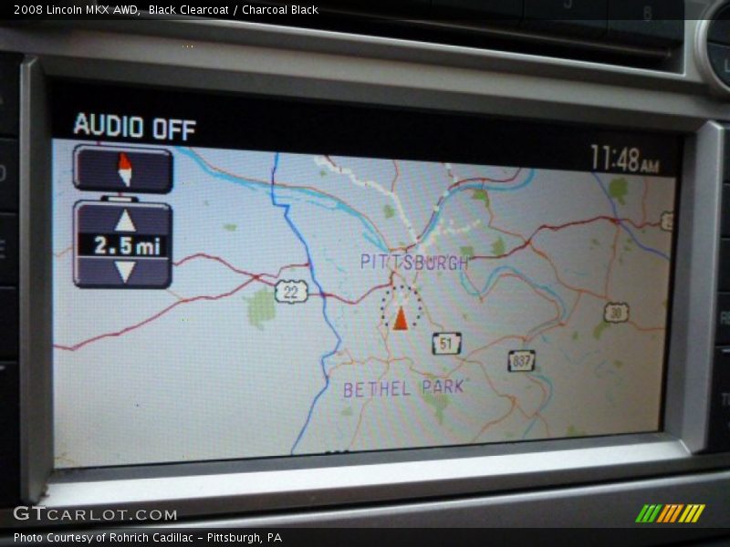 Black Clearcoat / Charcoal Black 2008 Lincoln MKX AWD