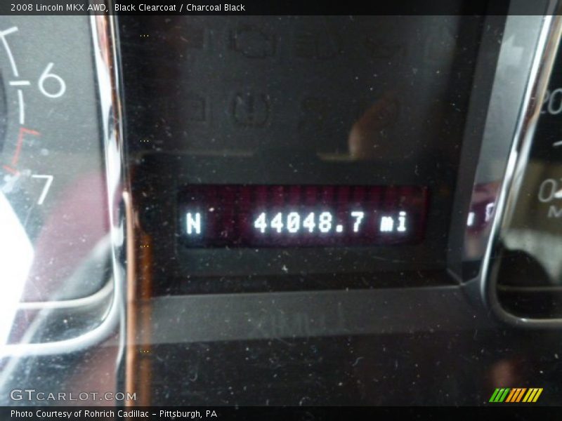 Black Clearcoat / Charcoal Black 2008 Lincoln MKX AWD
