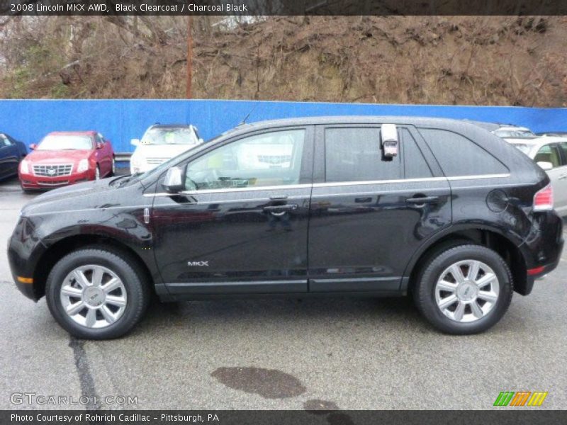 Black Clearcoat / Charcoal Black 2008 Lincoln MKX AWD