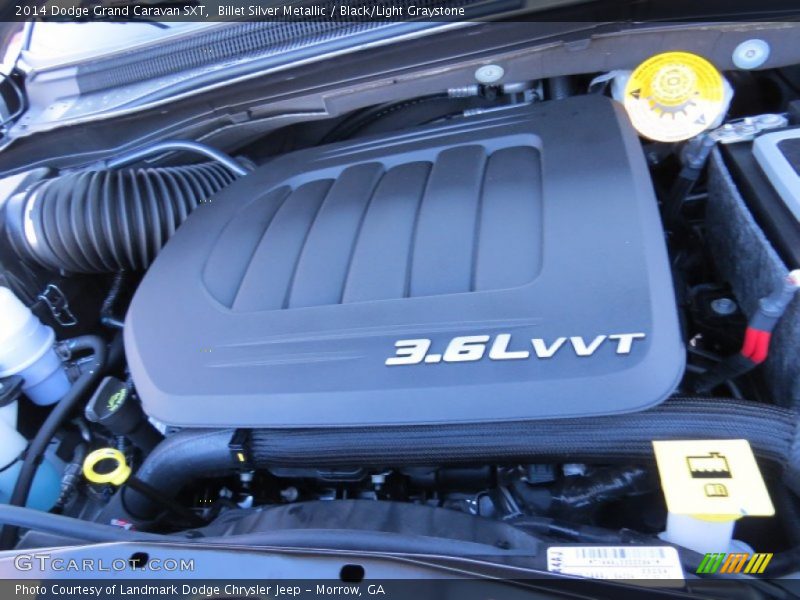Billet Silver Metallic / Black/Light Graystone 2014 Dodge Grand Caravan SXT