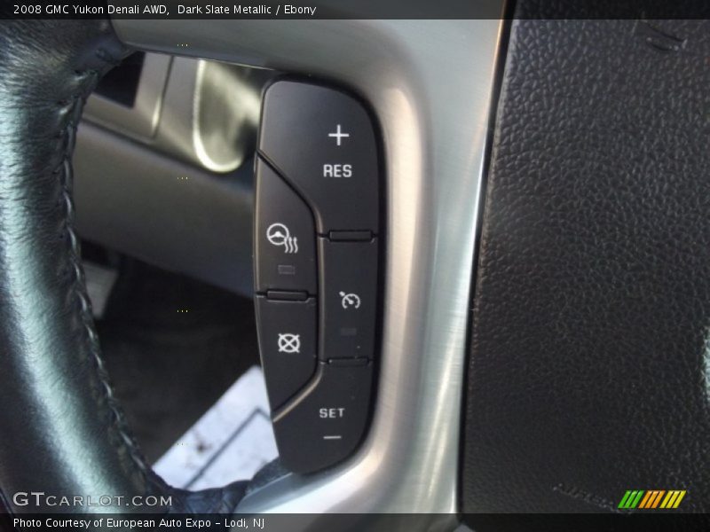 Dark Slate Metallic / Ebony 2008 GMC Yukon Denali AWD