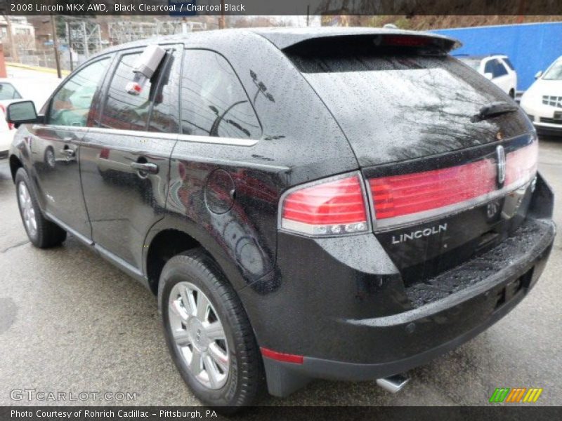 Black Clearcoat / Charcoal Black 2008 Lincoln MKX AWD