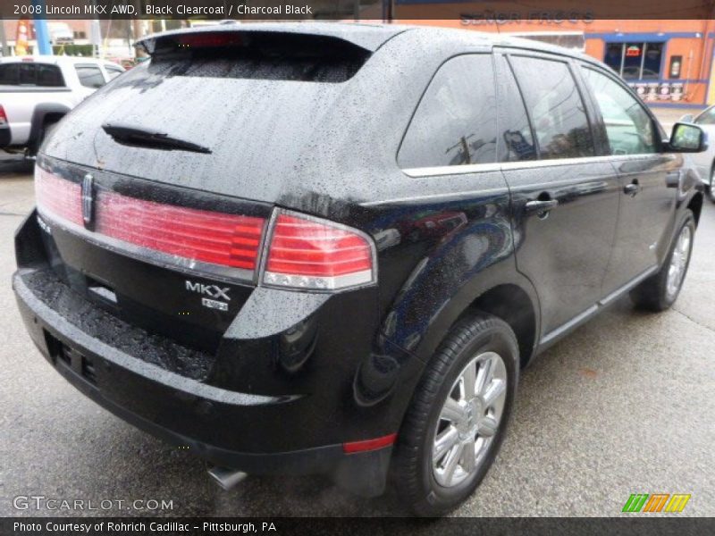 Black Clearcoat / Charcoal Black 2008 Lincoln MKX AWD