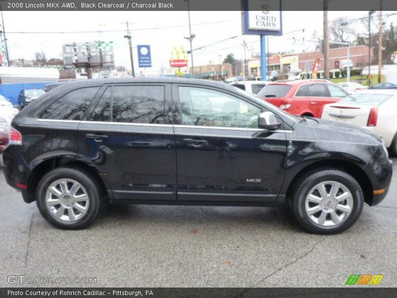 Black Clearcoat / Charcoal Black 2008 Lincoln MKX AWD
