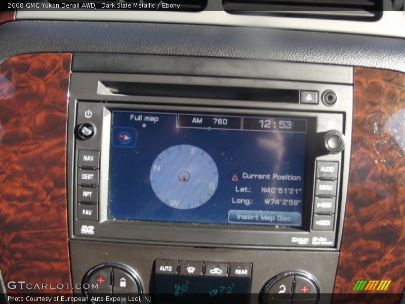 Dark Slate Metallic / Ebony 2008 GMC Yukon Denali AWD