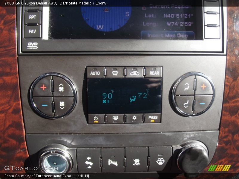 Dark Slate Metallic / Ebony 2008 GMC Yukon Denali AWD
