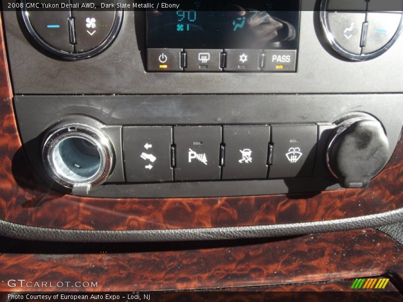 Dark Slate Metallic / Ebony 2008 GMC Yukon Denali AWD