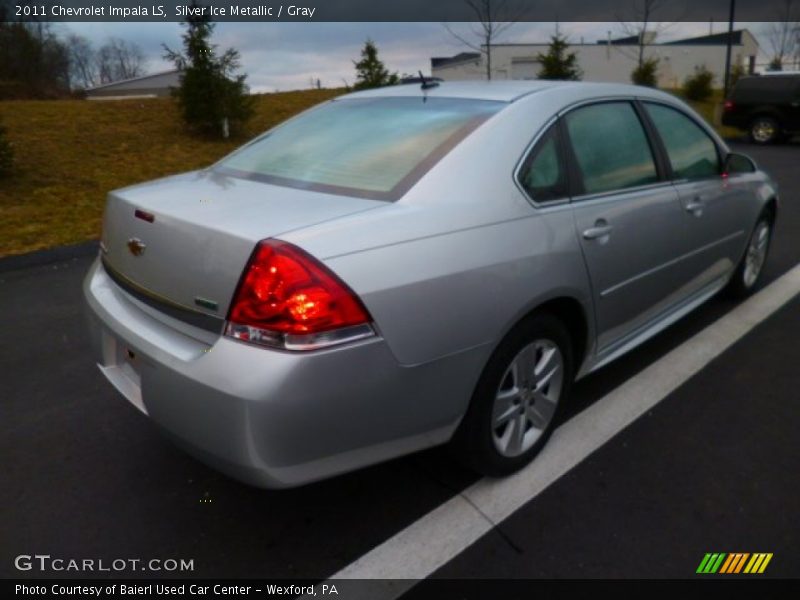 Silver Ice Metallic / Gray 2011 Chevrolet Impala LS