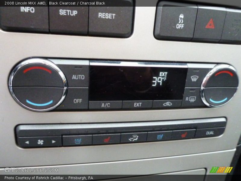 Black Clearcoat / Charcoal Black 2008 Lincoln MKX AWD