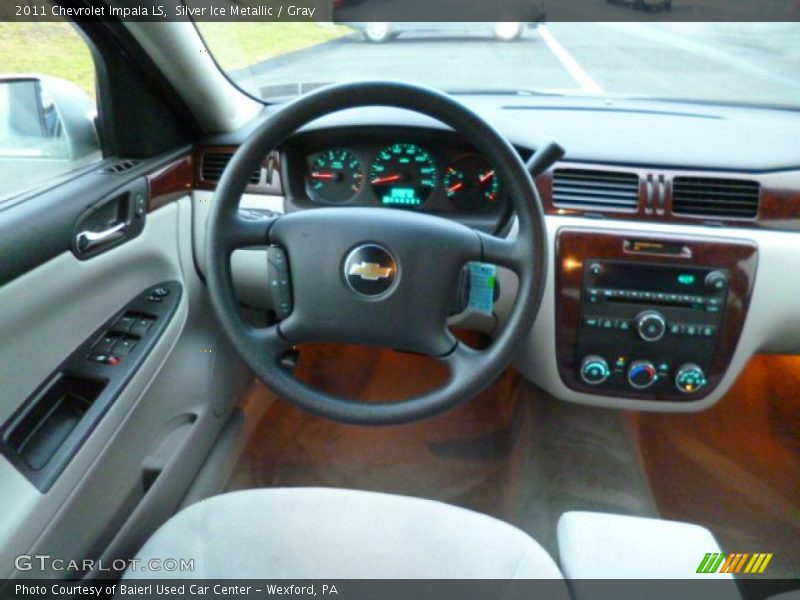 Silver Ice Metallic / Gray 2011 Chevrolet Impala LS