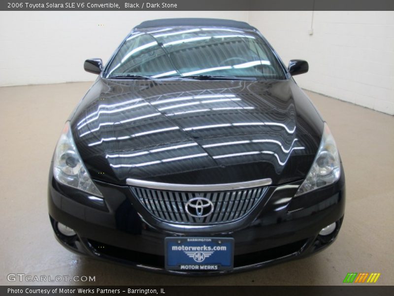 Black / Dark Stone 2006 Toyota Solara SLE V6 Convertible