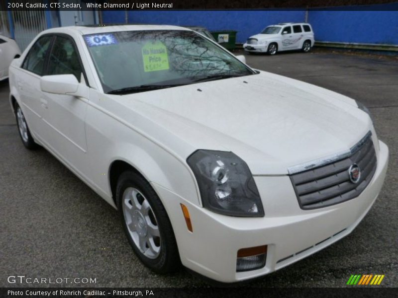 White Diamond / Light Neutral 2004 Cadillac CTS Sedan