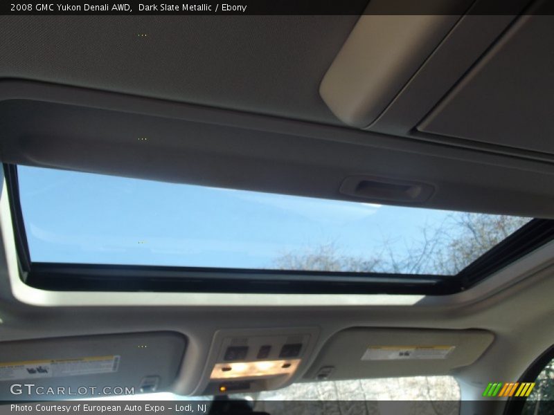 Dark Slate Metallic / Ebony 2008 GMC Yukon Denali AWD