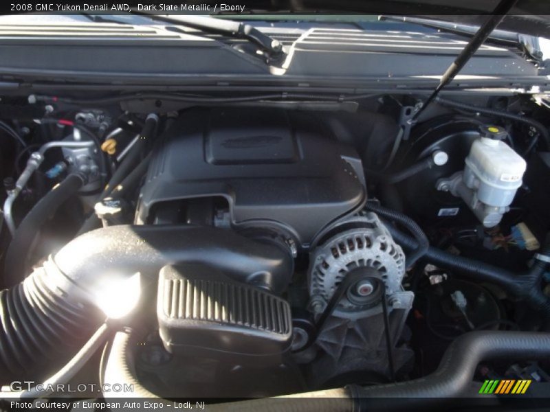 Dark Slate Metallic / Ebony 2008 GMC Yukon Denali AWD