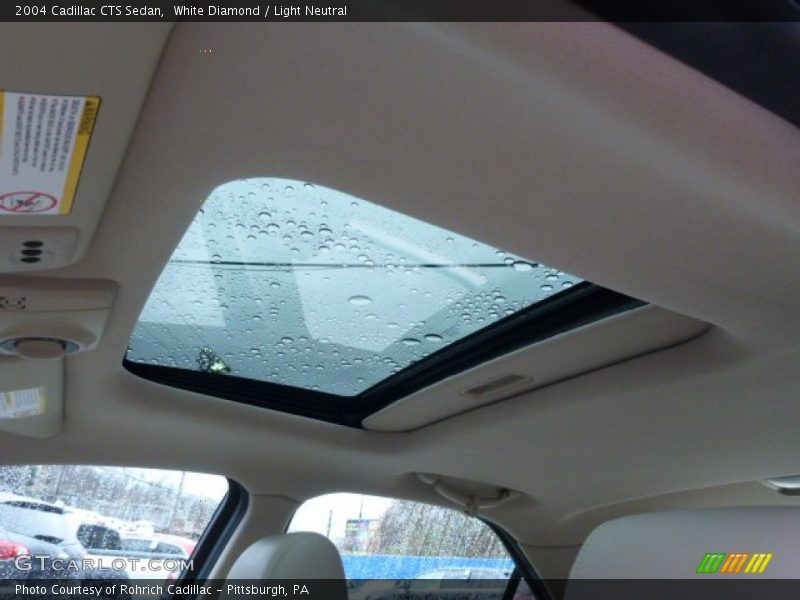 White Diamond / Light Neutral 2004 Cadillac CTS Sedan