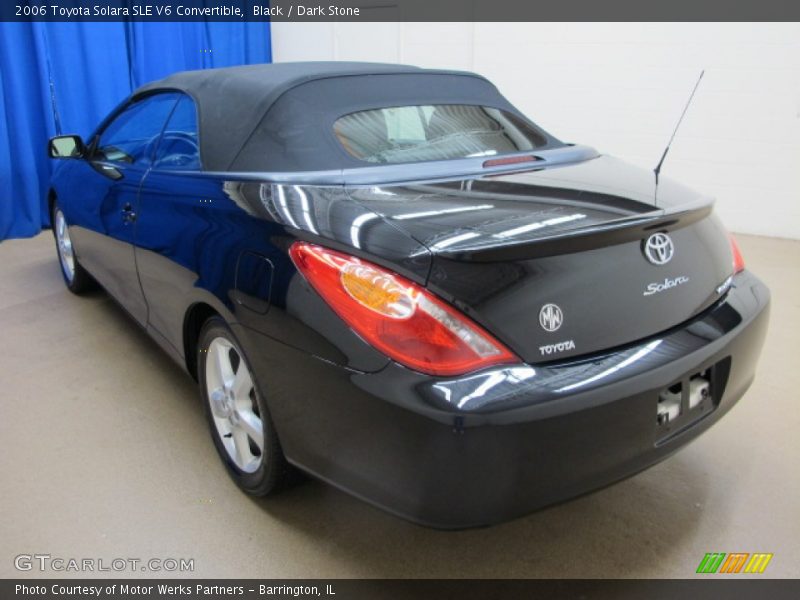 Black / Dark Stone 2006 Toyota Solara SLE V6 Convertible