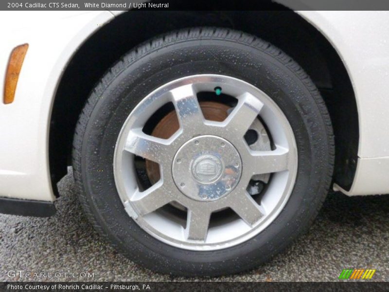 White Diamond / Light Neutral 2004 Cadillac CTS Sedan