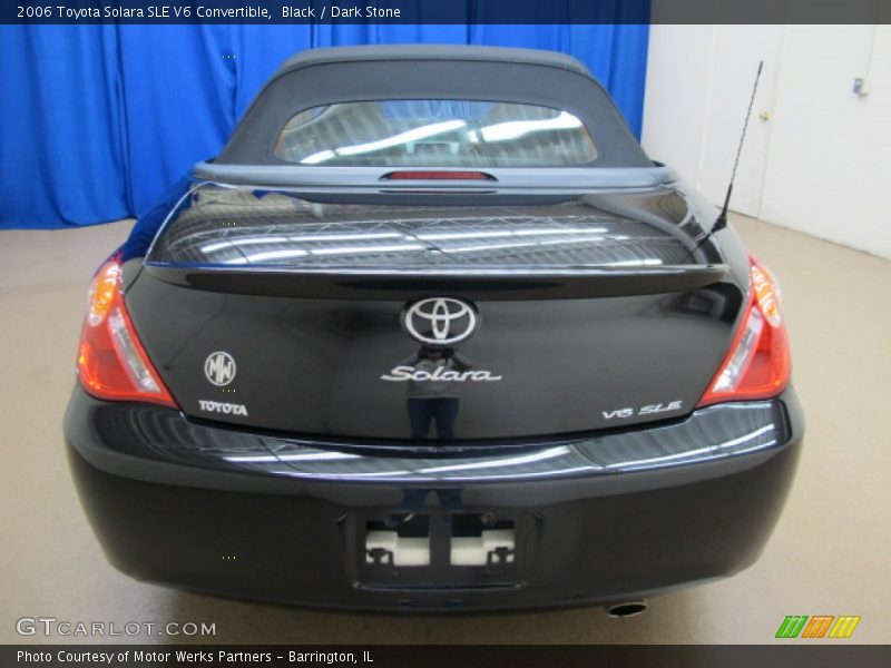 Black / Dark Stone 2006 Toyota Solara SLE V6 Convertible