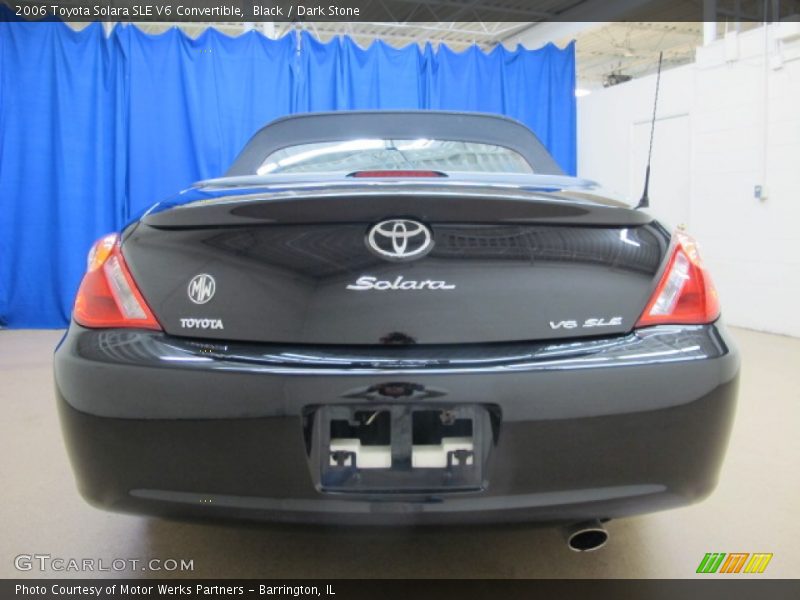Black / Dark Stone 2006 Toyota Solara SLE V6 Convertible