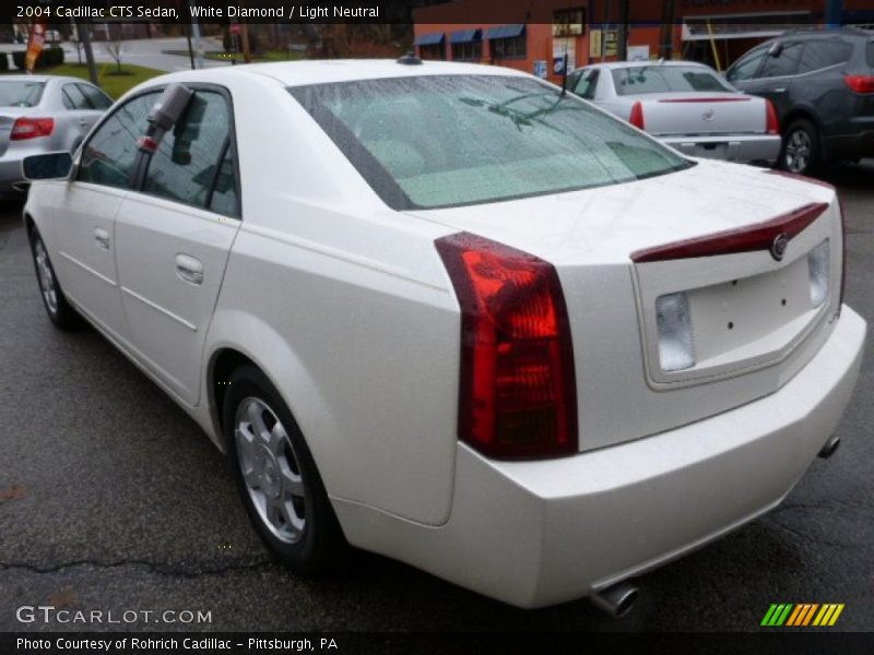 White Diamond / Light Neutral 2004 Cadillac CTS Sedan