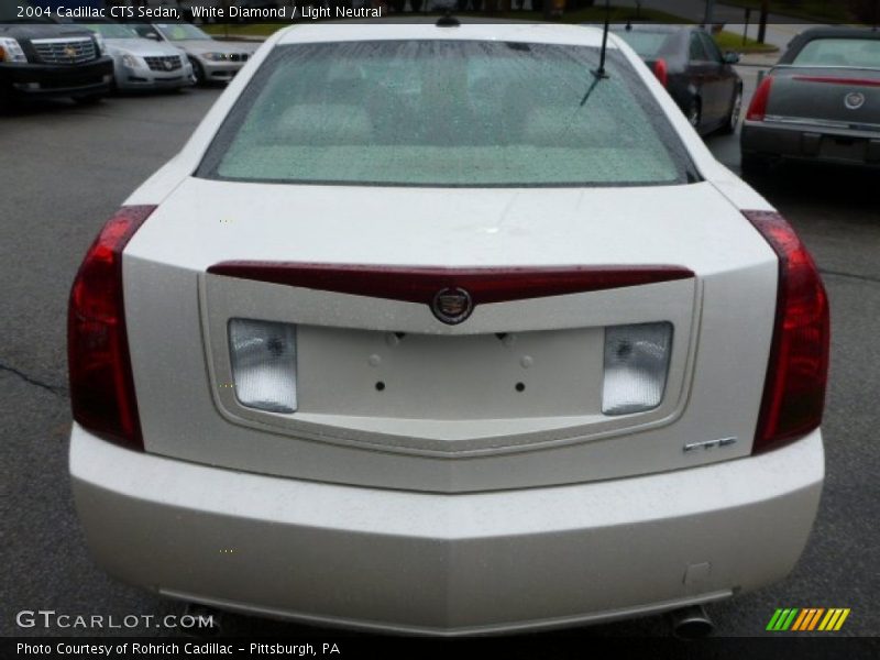 White Diamond / Light Neutral 2004 Cadillac CTS Sedan