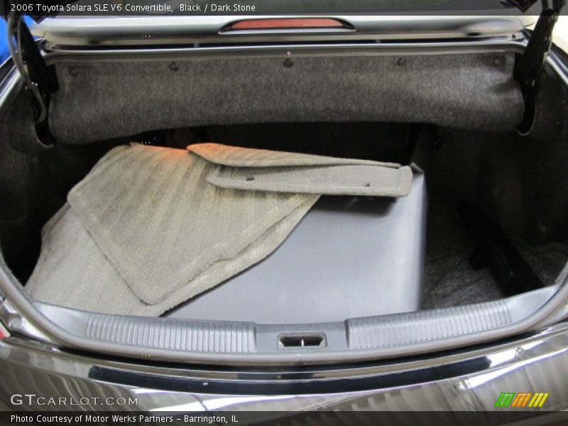 Black / Dark Stone 2006 Toyota Solara SLE V6 Convertible