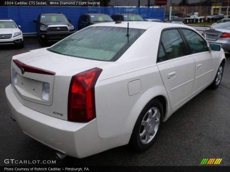 White Diamond / Light Neutral 2004 Cadillac CTS Sedan