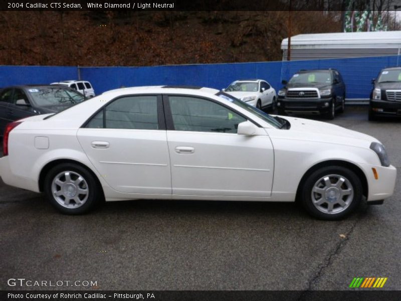 White Diamond / Light Neutral 2004 Cadillac CTS Sedan