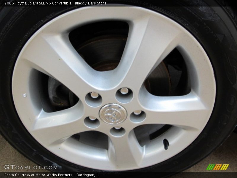 Black / Dark Stone 2006 Toyota Solara SLE V6 Convertible