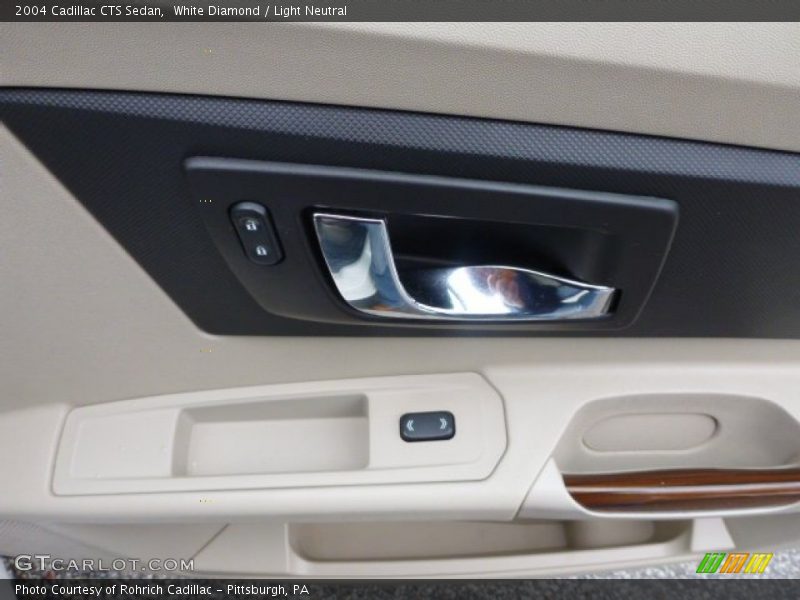 White Diamond / Light Neutral 2004 Cadillac CTS Sedan