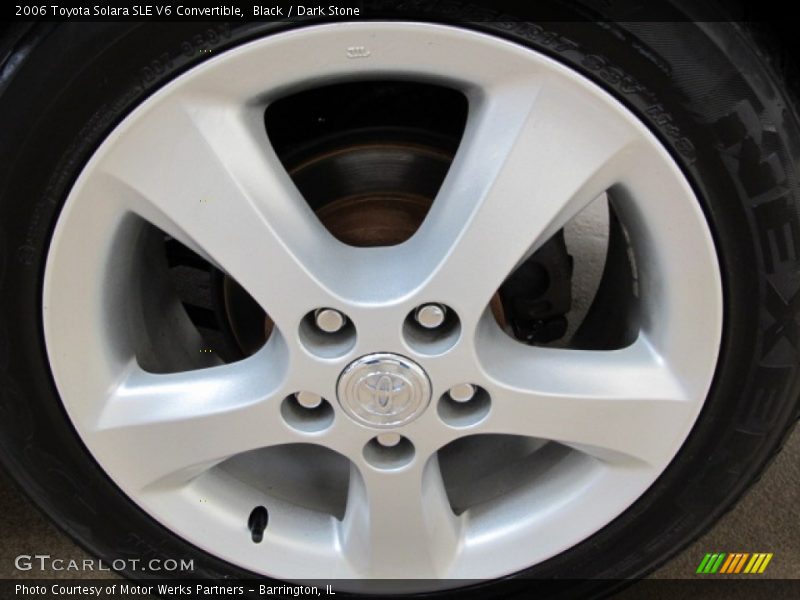 Black / Dark Stone 2006 Toyota Solara SLE V6 Convertible
