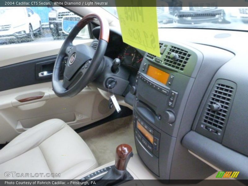 White Diamond / Light Neutral 2004 Cadillac CTS Sedan