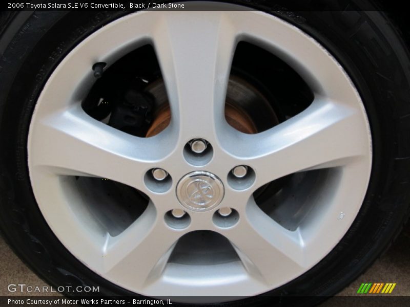 Black / Dark Stone 2006 Toyota Solara SLE V6 Convertible