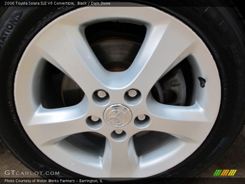 Black / Dark Stone 2006 Toyota Solara SLE V6 Convertible