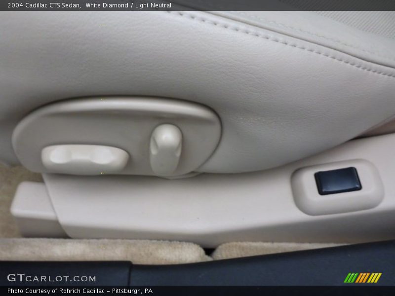 White Diamond / Light Neutral 2004 Cadillac CTS Sedan