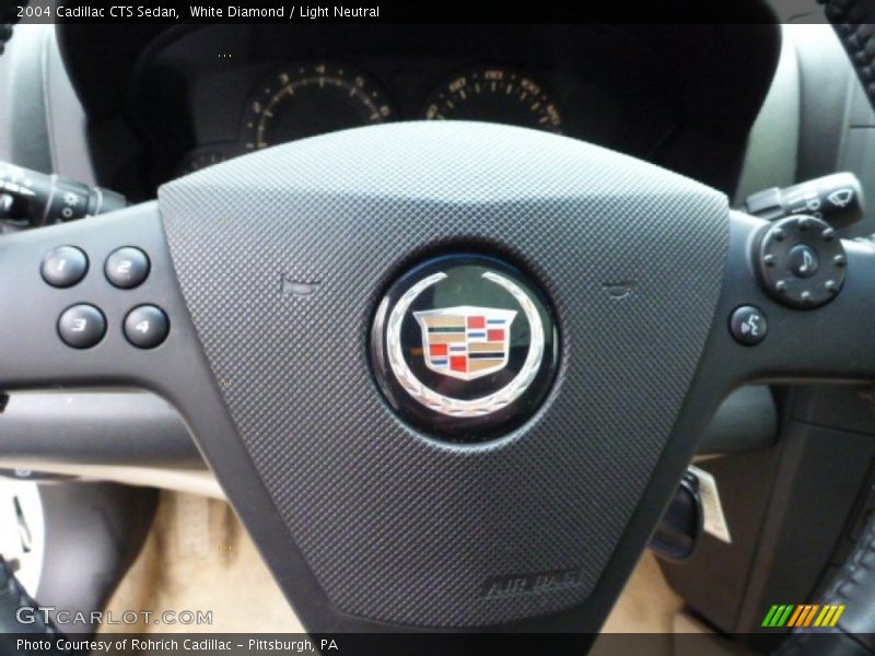 White Diamond / Light Neutral 2004 Cadillac CTS Sedan