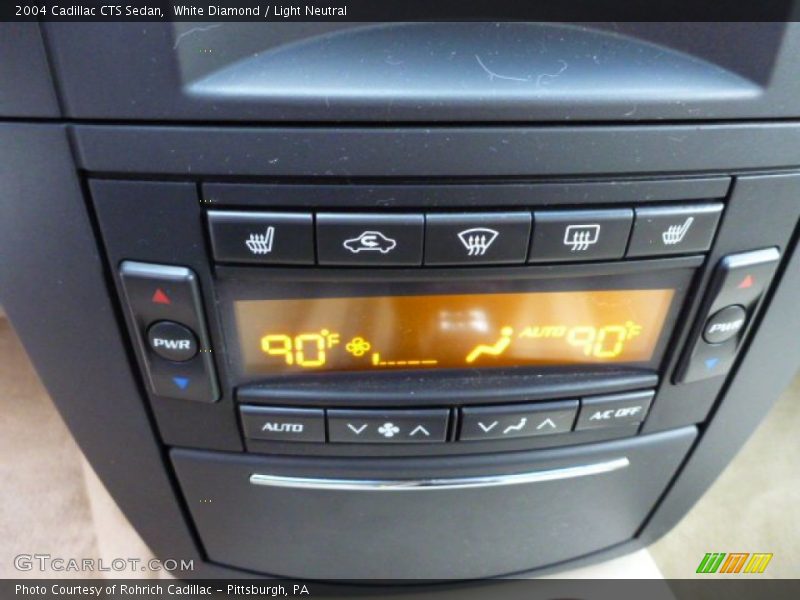 White Diamond / Light Neutral 2004 Cadillac CTS Sedan