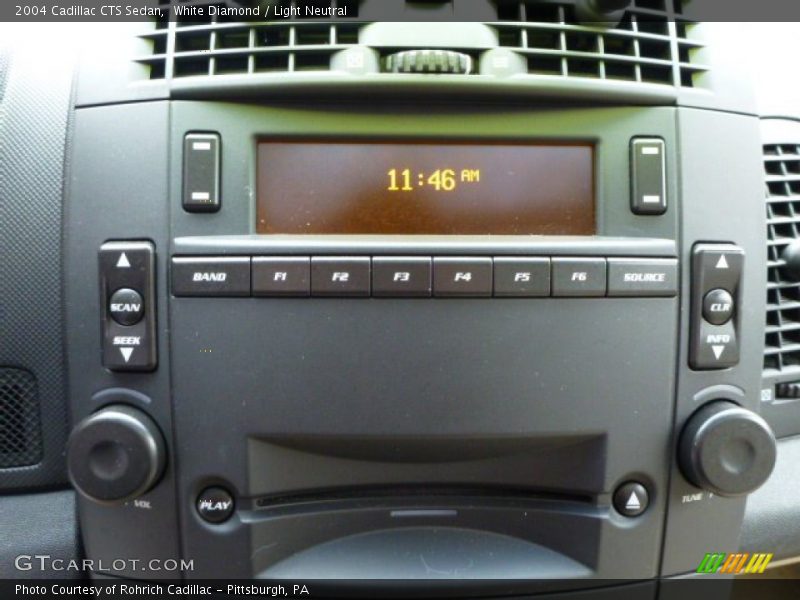 White Diamond / Light Neutral 2004 Cadillac CTS Sedan