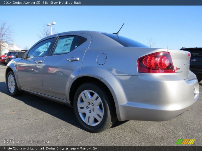 Billet Silver Metallic / Black 2014 Dodge Avenger SE