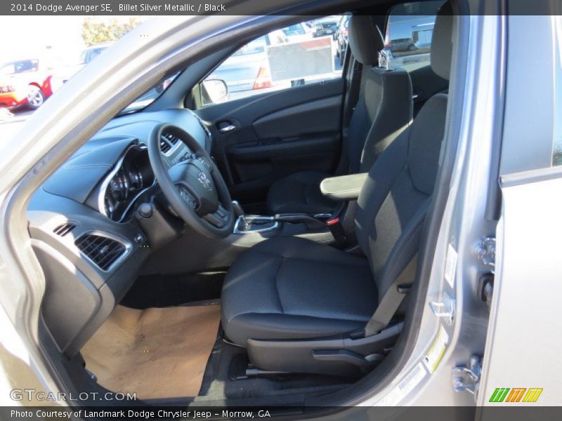 Billet Silver Metallic / Black 2014 Dodge Avenger SE