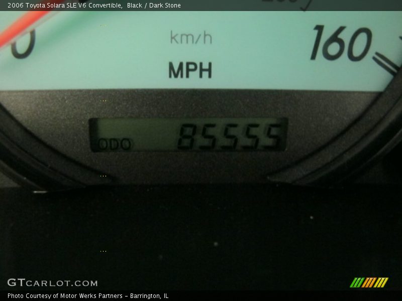 Black / Dark Stone 2006 Toyota Solara SLE V6 Convertible