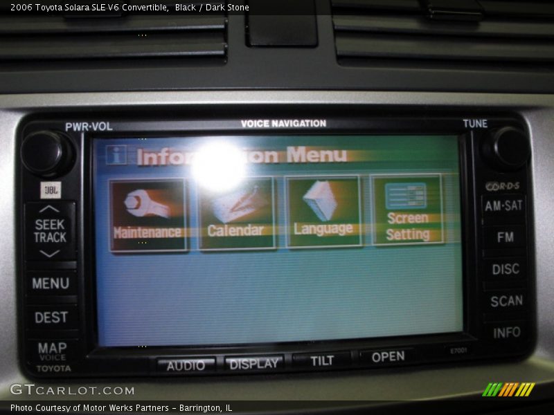 Black / Dark Stone 2006 Toyota Solara SLE V6 Convertible