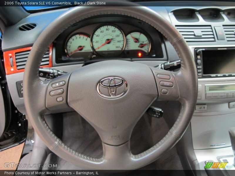 Black / Dark Stone 2006 Toyota Solara SLE V6 Convertible