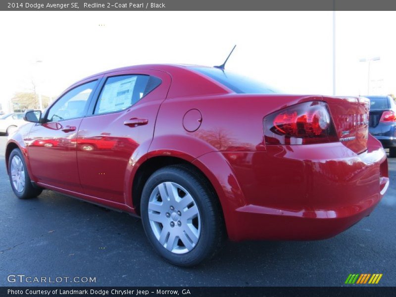 Redline 2-Coat Pearl / Black 2014 Dodge Avenger SE