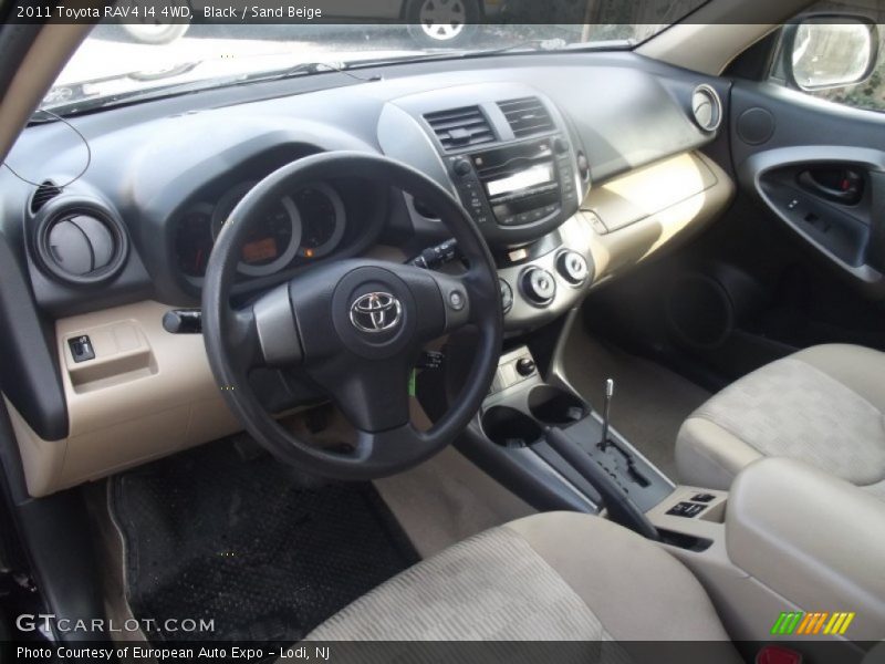 Black / Sand Beige 2011 Toyota RAV4 I4 4WD