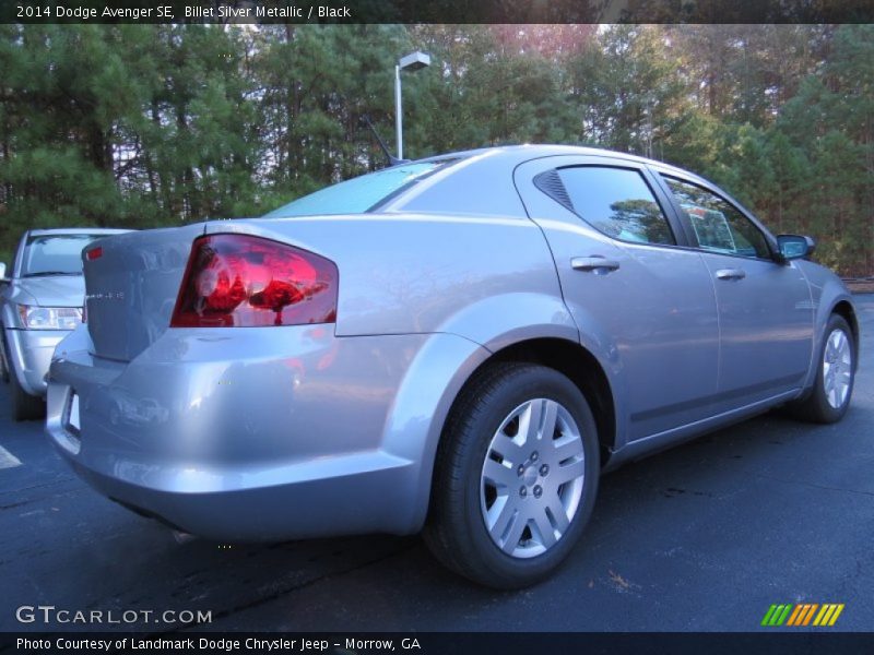 Billet Silver Metallic / Black 2014 Dodge Avenger SE