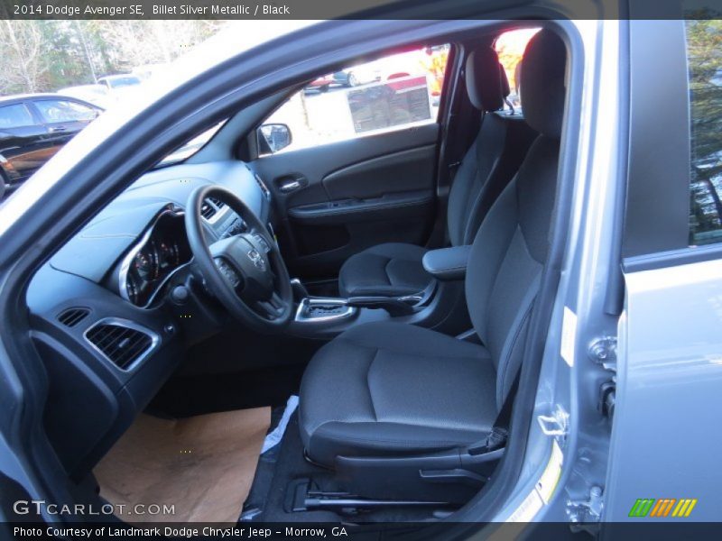 Billet Silver Metallic / Black 2014 Dodge Avenger SE