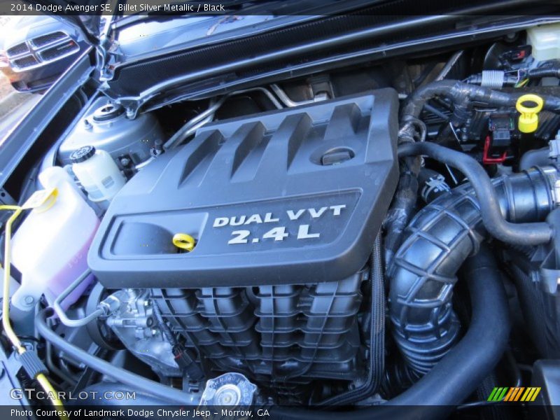 Billet Silver Metallic / Black 2014 Dodge Avenger SE